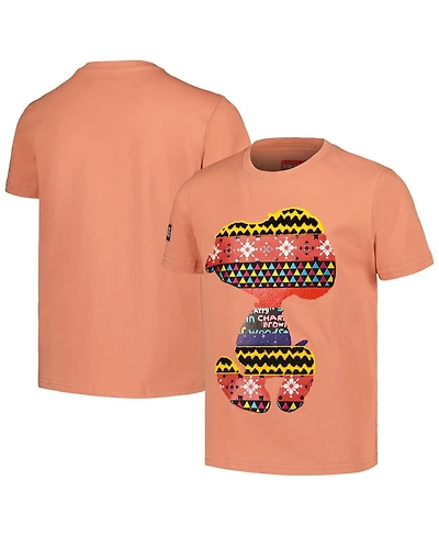 Freeze Max Big Boys and Girls Coral Peanuts Snoopy Mixtape T-Shirt