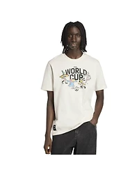 Adidas Men's White Fifa World Cup Historic Mascot Group T-Shirt