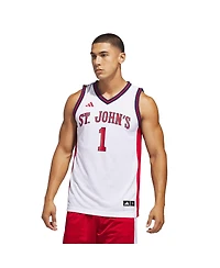 Adidas Men's White St. John's Red Storm Home Replica Basketball Jersey