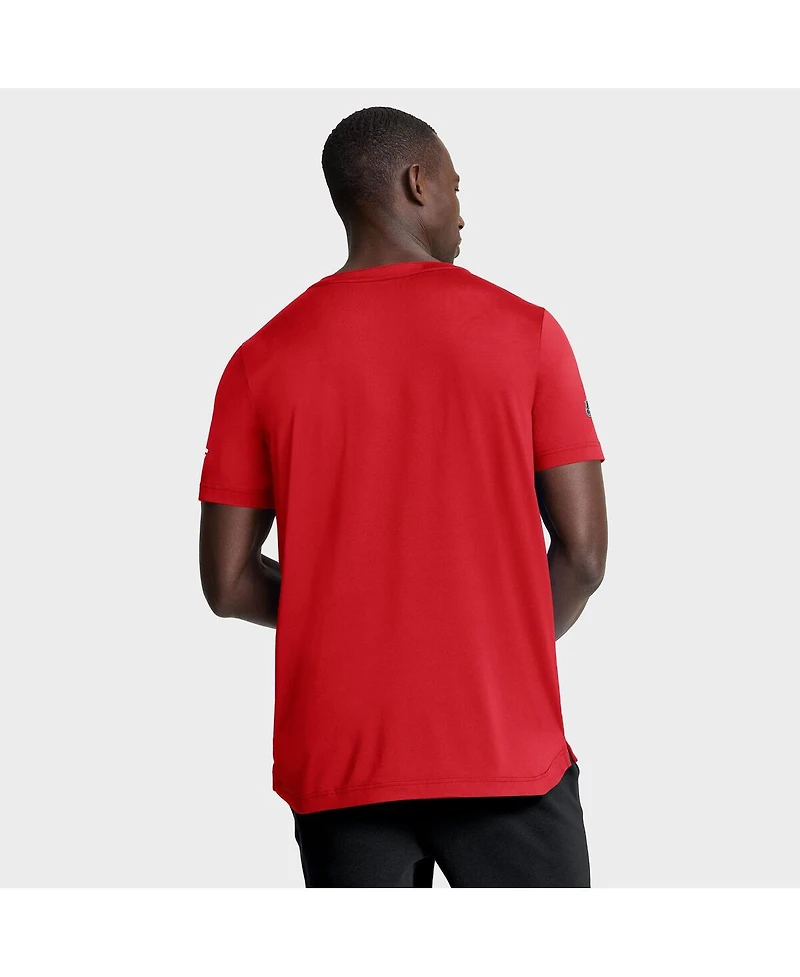 Fanatics Men's Red New York Rangers Authentic Pro Rink Tech T-Shirt