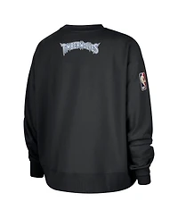 Nike Women's Black Minnesota Timberwolves Classic Edition Hardwood Classics Premium Phoenix Fleece Sweatshirt