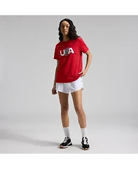 Nike Women's Red Usa Baseball 2026 World Classic Script T-Shirt