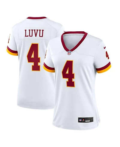 Nike Women's Frankie Luvu White Washington Commanders Game Super Bowl Era Jersey
