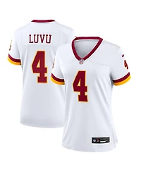 Nike Women's Frankie Luvu White Washington Commanders Game Super Bowl Era Jersey