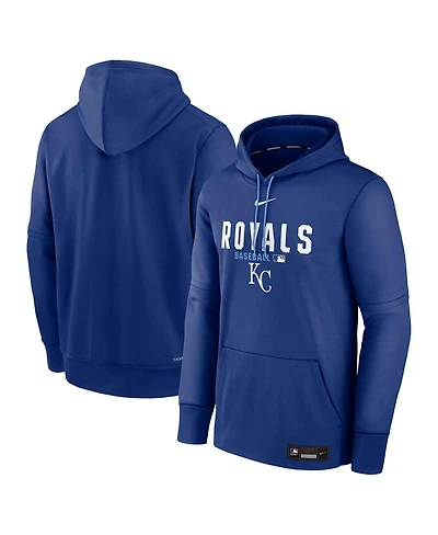 Nike Men's Royal Kansas City Royals Authentic Collection Therma-fit Hoodie