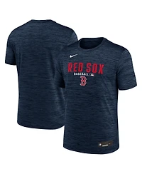 Nike Men's Navy Boston Red Sox Authentic Collection Velocity Dri-fit T-Shirt