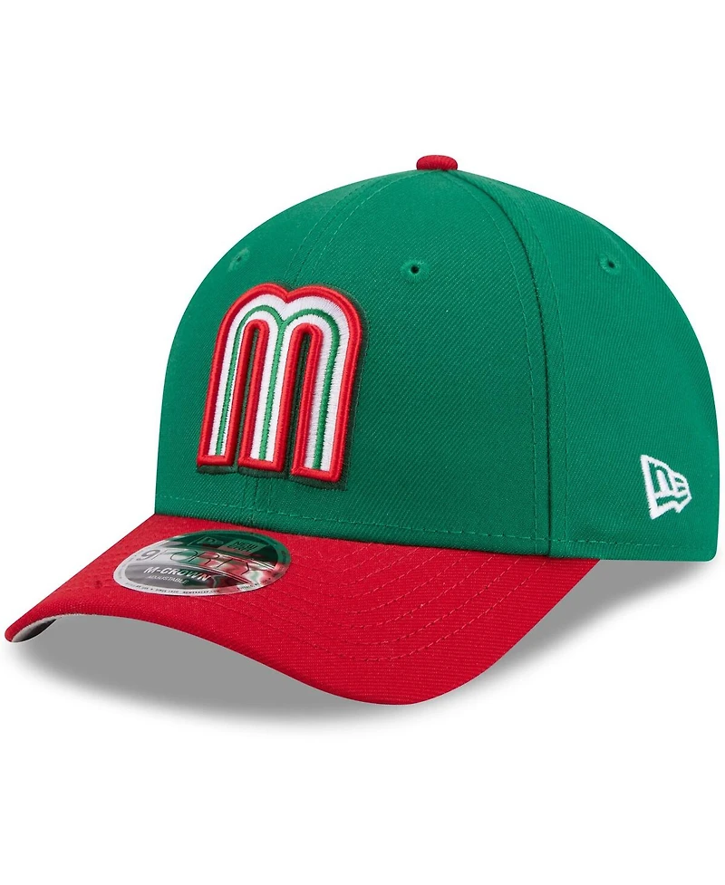 New Era Men's Green/Red Mexico Baseball 2026 World Baseball Classic 9FORTY M-Crown Adjustable Hat