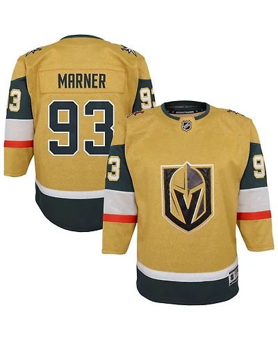 Outerstuff Big Boys and Girls Mitch Marner Gold Vegas Golden Knights Premier Player Jersey