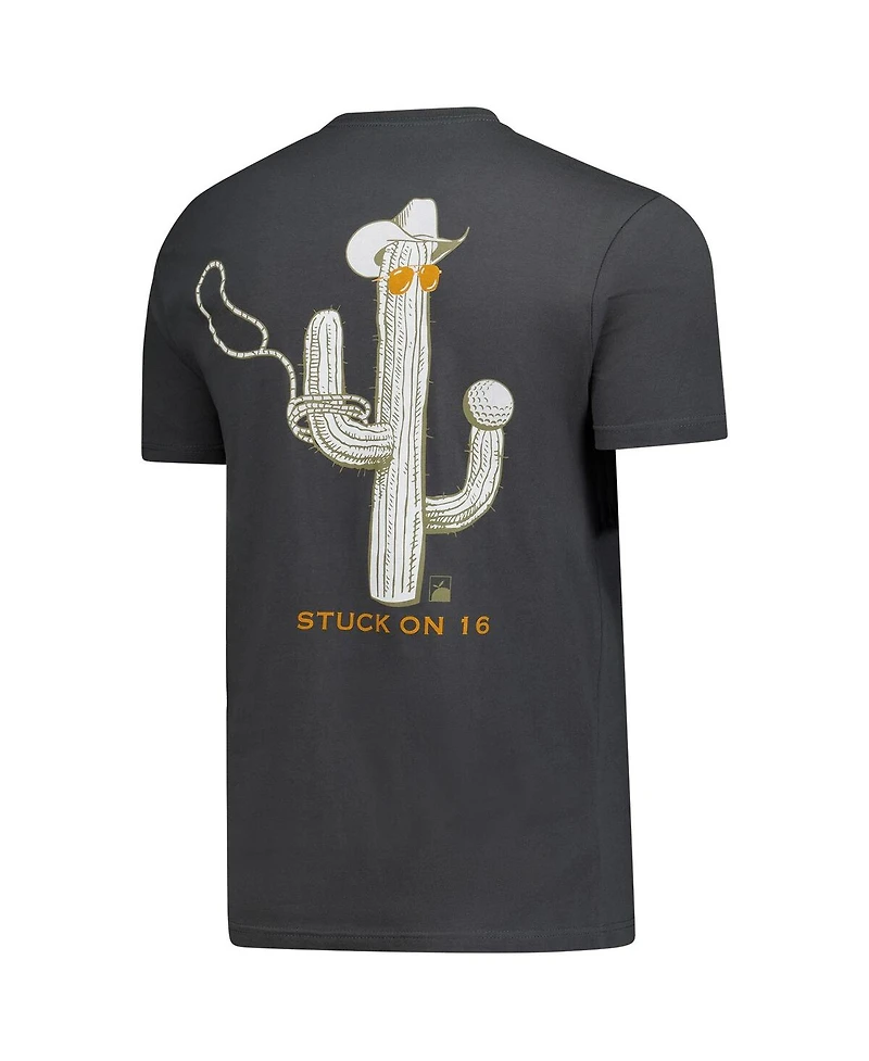 Flomotion Men's & Women's Gray Wm Phoenix Open Stuck on 16 T-Shirt