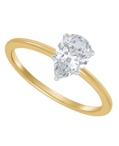 Grown With Love Igi Certified Lab Diamond Solitaire Engagement Ring (1 ct. t.w.) 14k Yellow Gold (Also White Gold)
