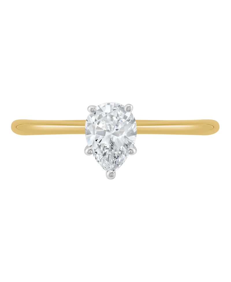 Grown With Love Igi Certified Lab Diamond Solitaire Engagement Ring (1/2 ct. t.w.) 14k Yellow Gold (Also White Gold)