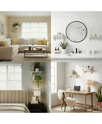 Yigii Floating Shelves, Heavy Duty, Easy Install, Versatile for Any Room