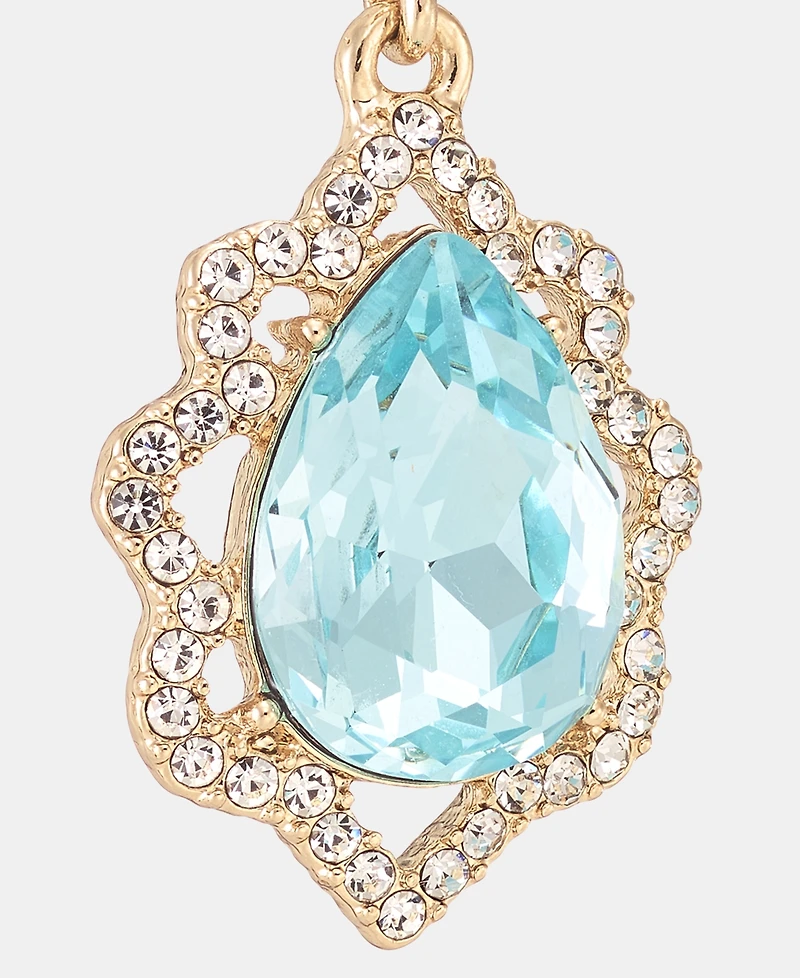 Marchesa Pave & Pear-Shape Crystal Drop Earrings