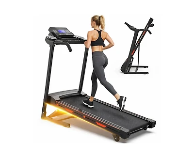 Redliro Folding Treadmill for Home – 400 lb Capacity, Auto Incline, Compact & Quiet, Perfect for Walking, Running, & Home Fitness