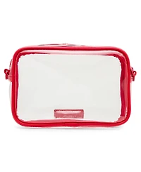 Madden Girl Ryann Clear Vinyl Small Camera Crossbody Bag