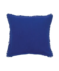 C&F Home Aqua Palm Tree Tufted Fringed Throw Pillow