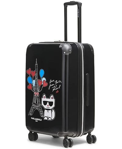 Karl Lagerfeld Paris Up In Paris Medium Upright Suitcase