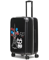 Karl Lagerfeld Paris Up In Paris Medium Upright Suitcase