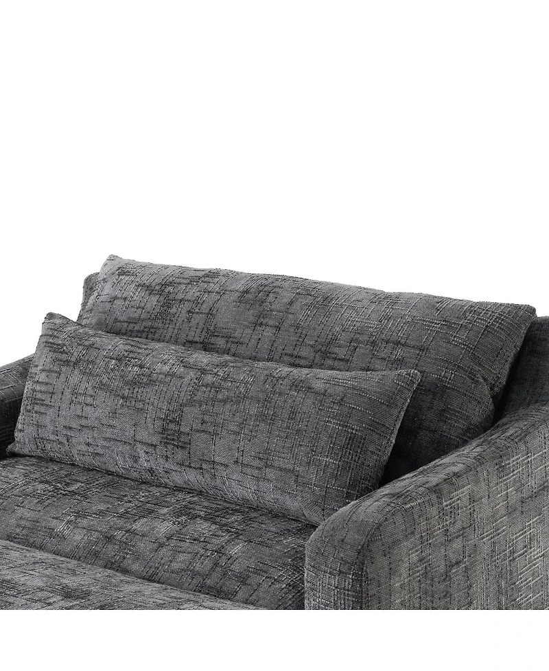 Streamdale Furniture Chenille Sofa Bed, 59.5-Inch Sleeper Sofa, Loveseat