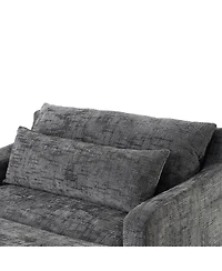 Streamdale Furniture Chenille Sofa Bed, 59.5-Inch Sleeper Sofa, Loveseat