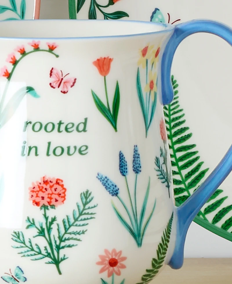 Oneida First Blooms Mugs, Set of 2