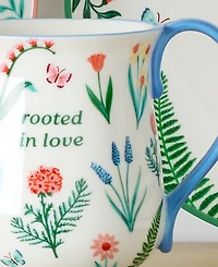 Oneida First Blooms Mugs, Set of 2
