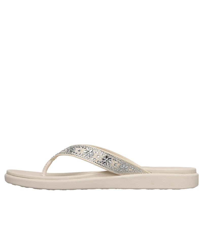 Skechers Women's Meditation Luxe - Sunny Glow Flip-Flop Thong Sandals from Finish Line