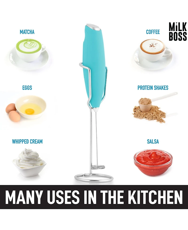 Milk Boss Milk Frother With Holster Stand