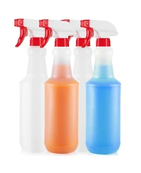 Zulay Kitchen Leakproof Cleaning Spray Bottle Set (4 Pack 32oz)