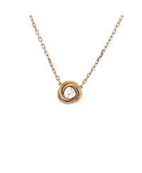 Pre-Owned Cartier Trinity Diamond Pendant Necklace