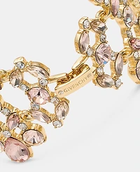 Givenchy Crystal Cluster Statement Bracelet