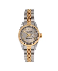 Pre-Owned Rolex Oyster Perpetual Datejust Automatic Watch in Stainless Steel and Gold 26mm