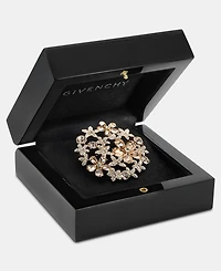 Givenchy Crystal Flower Cluster Pin