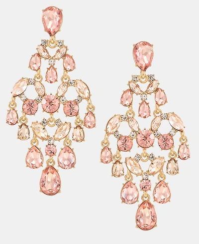 Givenchy Crystal Cluster Chandelier Earrings