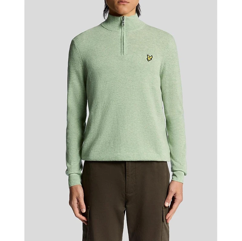 Lyle & Scott Men's Lambswool Blend Quarter Zip Sweater
