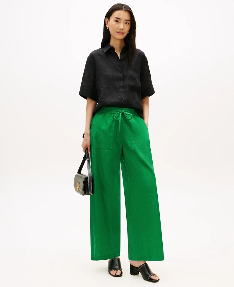 Tommy Hilfiger Women's Wide-Leg Pull-On Pants