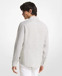 Michael Kors Men's Striped Long-Sleeve Shirt