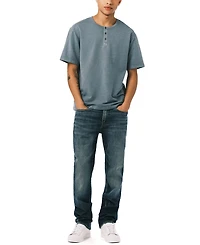 Buffalo David Bitton Men's Short-Sleeve Henley T-Shirt