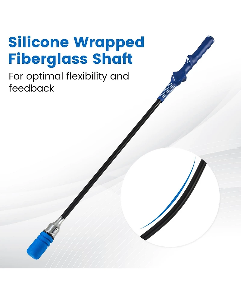 Mecale Golf Swing Trainer Click Stick for Speed, Flexibility, Balance & Tempo