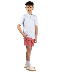 TailorByrd Boys Carts and Byrds Printed Performance Polo