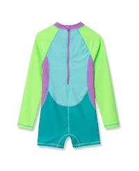 Lands' End Girls Chlorine Resistant Long Sleeve Surf Bodysuit