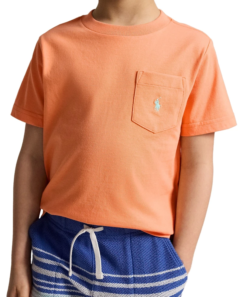 Polo Ralph Lauren Boys 2-7 Cotton Jersey Pocket Tee