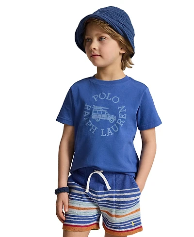 Polo Ralph Lauren Boys 2-7 Logo Cotton Jersey Tee