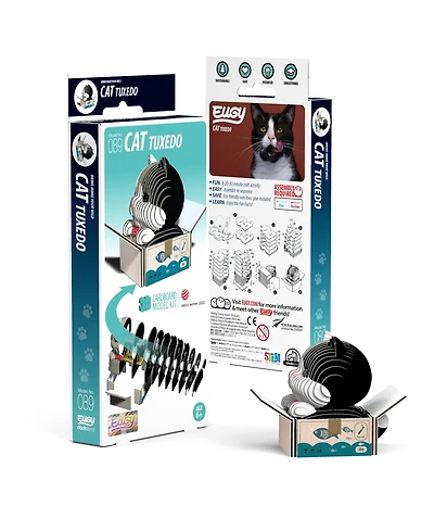 Eugy Cat - Tuxedo 3D Puzzle