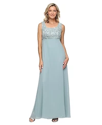 Alex Evenings Petite Soutache-Bodice Gown & Jacket