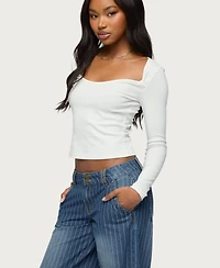 Edikted Women's Ximena Scoop Neck Top