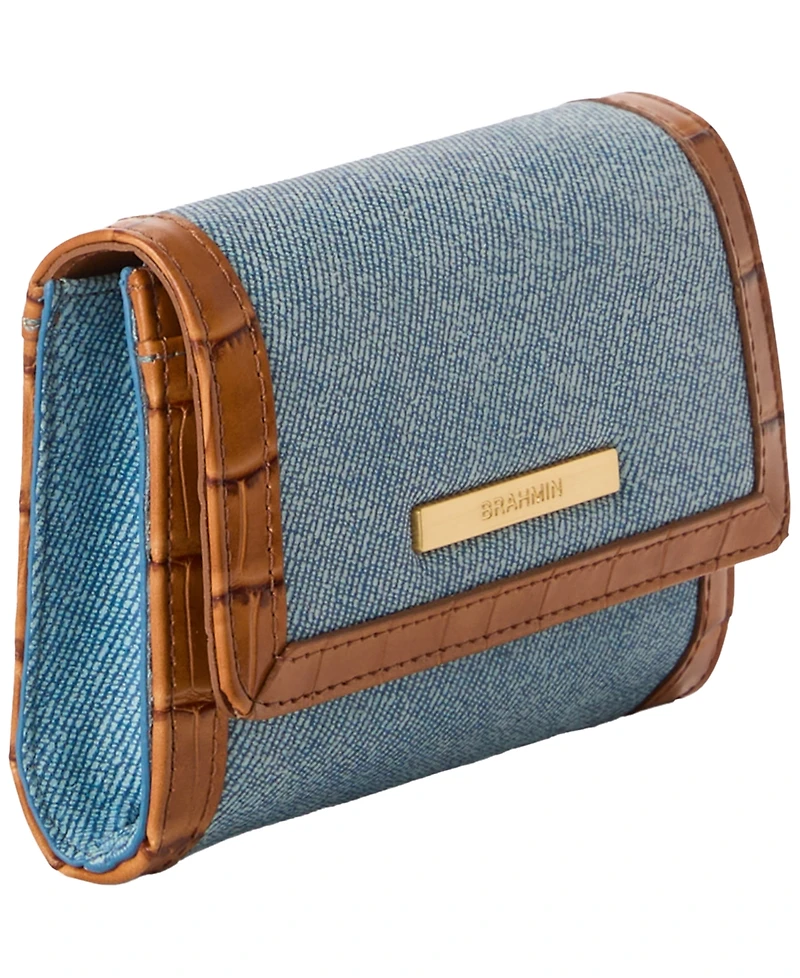 Brahmin Kerra Alden Road Leather Mini Wallet