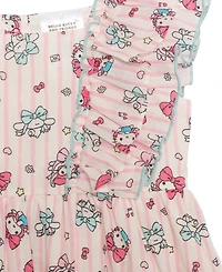 Hybrid Girls' 2T-6X Sleeveless Square-Neck Dress