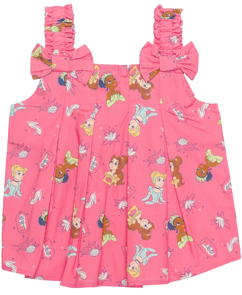 Hybrid Girls' 2T-6X Square Neck and Elastic Shorts, 2-Piece Set