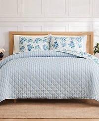 Jessica Simpson Floral Braelyn 3-Pc. Quilt Set, Full/Queen